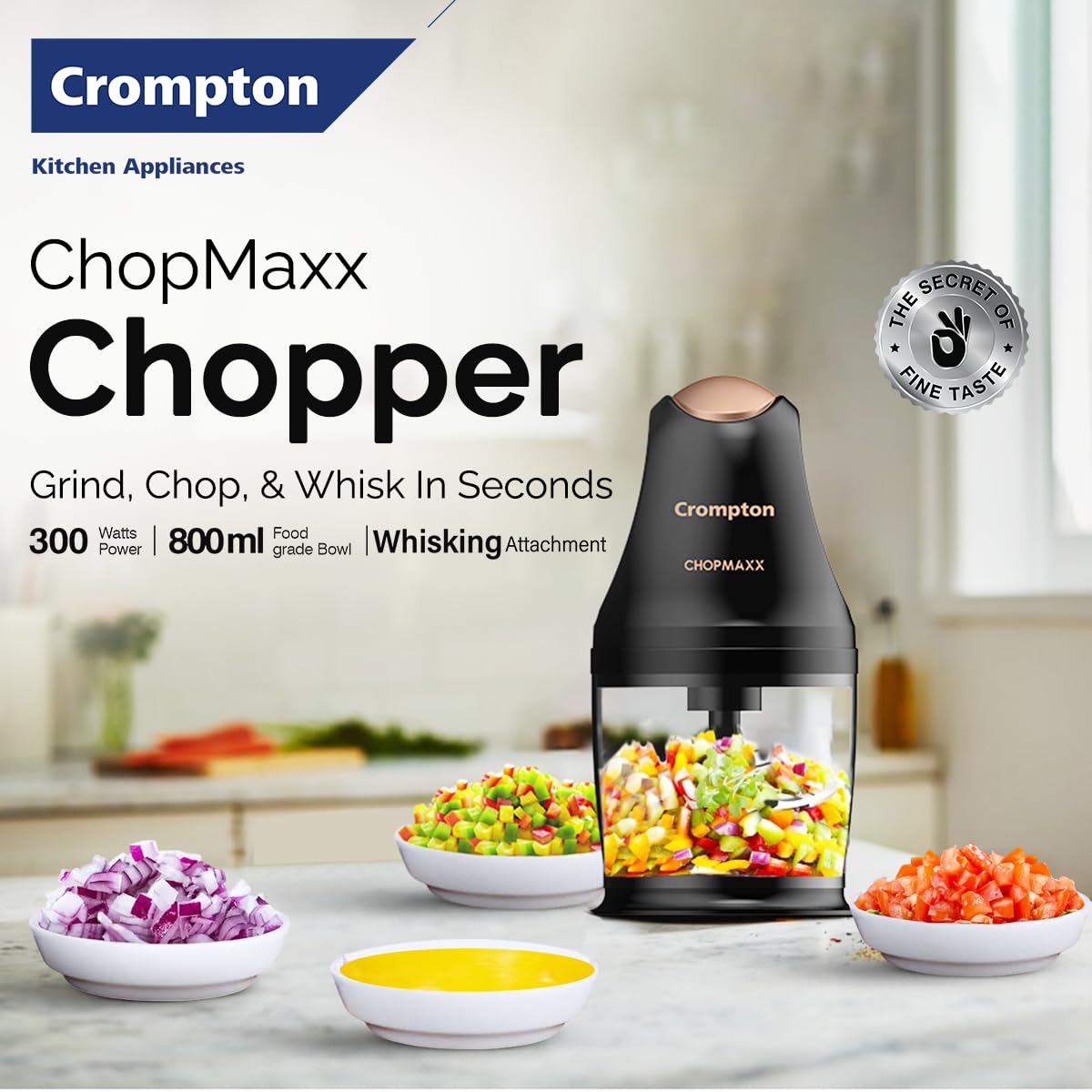 Crompton ChopMaxx Electric Vegetable Chopper