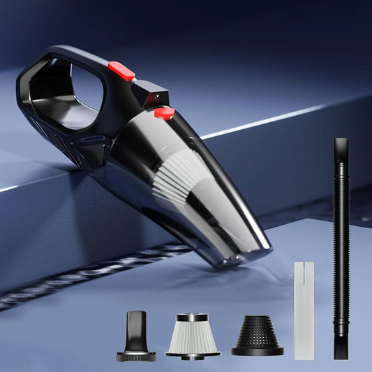 GoMechanic Wireless Portable Vacuum Cleaner for Home and Car - 120 Watts Motor